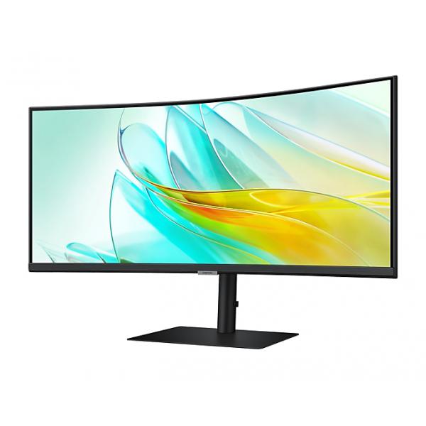 Samsung ViewFinity S6 - 34 inch - Curved - UltraWide Quad HD VA LED Monitor - 3440x1440 - HAS / RJ45 / USB-C [LS34C652UAUXEN]