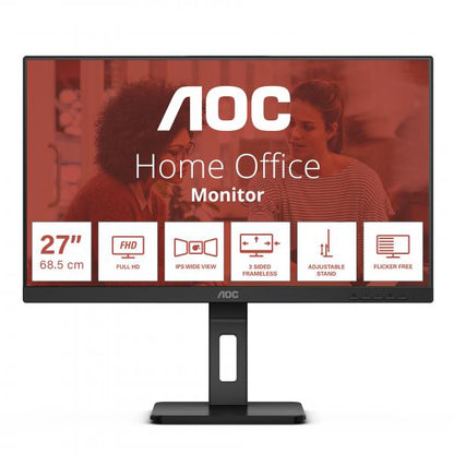 AOC E3 27E3QAF Monitor PC 68,6 cm (27") 1920 x 1080 Pixel Nero [27E3QAF]