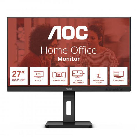 AOC E3 27E3QAF Monitor PC 68,6 cm (27") 1920 x 1080 Pixel Nero [27E3QAF]