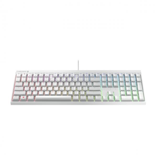 Cherry MX 2.0S RGB - Mechanical Keyboard - Corded - MX Red - QWERTY - White [G80-3821LYBEU-0]