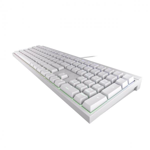 Cherry MX 2.0S RGB - Mechanical Keyboard - Corded - MX Red - QWERTY - White [G80-3821LYBEU-0]