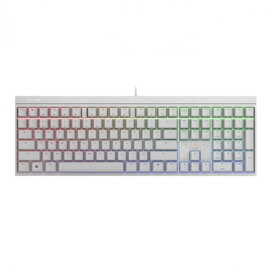 Cherry MX 2.0S RGB - Mechanical Keyboard - Corded - MX Red - QWERTY - White [G80-3821LYBEU-0]