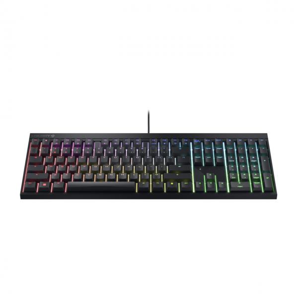 Cherry MX 2.0S RGB - Teclado mecánico - Con cable - MX Rojo - QWERTY - Negro [G80-3821LYBEU-2]