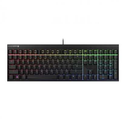 Cherry MX 2.0S RGB - Teclado mecánico - Con cable - MX Rojo - QWERTY - Negro [G80-3821LYBEU-2]