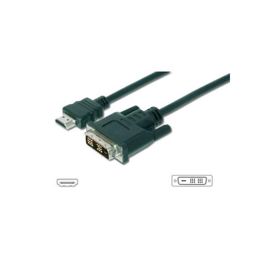 Digitus HDMI adapter cablee - type A-DVI(18+1) M/M - 3m - Full HD - Black [AK-330300-030-S]