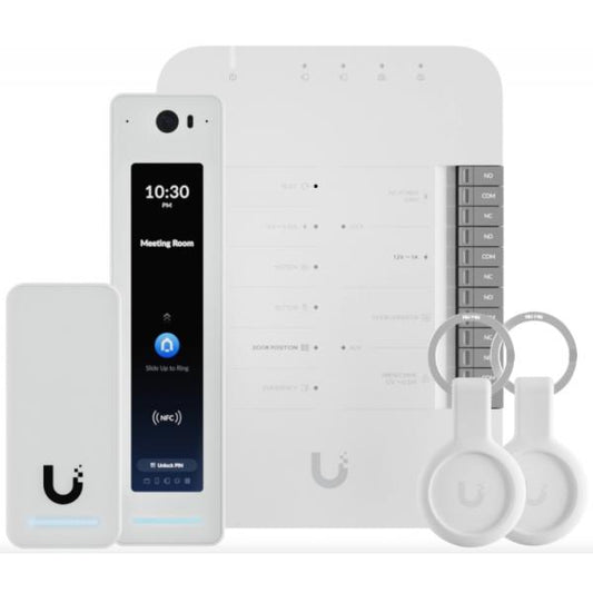 Ubiquiti - UA-G2-SK-Pro - UniFi quick start for Access with all you need for one door with two reader, (1) Door Hub, (1) G2 Reader Pro, (1) G2 Reader for door exit, or entry for an additiona [UA-G2-SK-Pro]