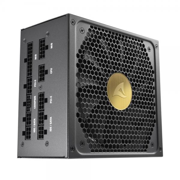 FUENTE DE ALIMENTACIÓN SHARKOON REBEL P30 GOLD 850W ATX3.0 ATX 3.0, PCIE GEN5 12VHPWR, 80 PLUS GOLD, 135MM ZER [REBEL P30 G 850W]