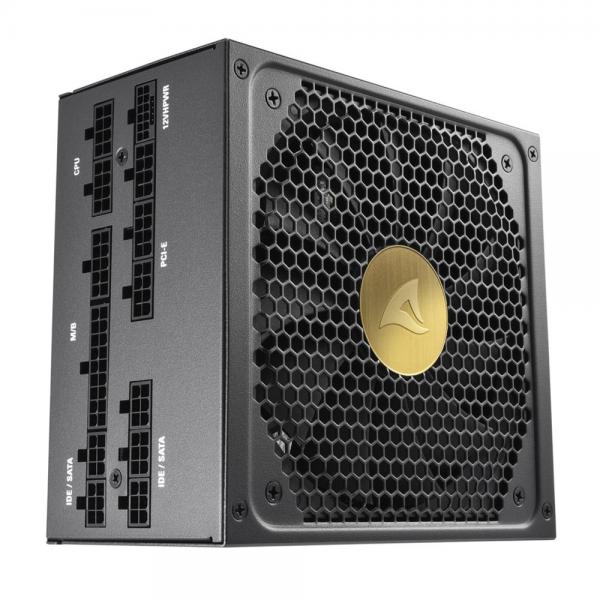 Sharkoon Rebel P30 Gold fuente de alimentación para ordenador 1000 W 20+4 pin ATX ATX Negro [REBELP30GOLD1000W] 