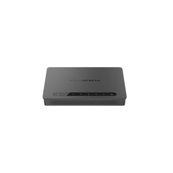 Grandstream GWN7001 - Wired Router, 6x GbE WAN/LAN, 2.2Gbps NAT routing, 60K NAT sessions, VPN (530Mbps), DPI, SDN, cloud provisioning, integrated GWN local master, USB (cellular failover) G [GWN7001]