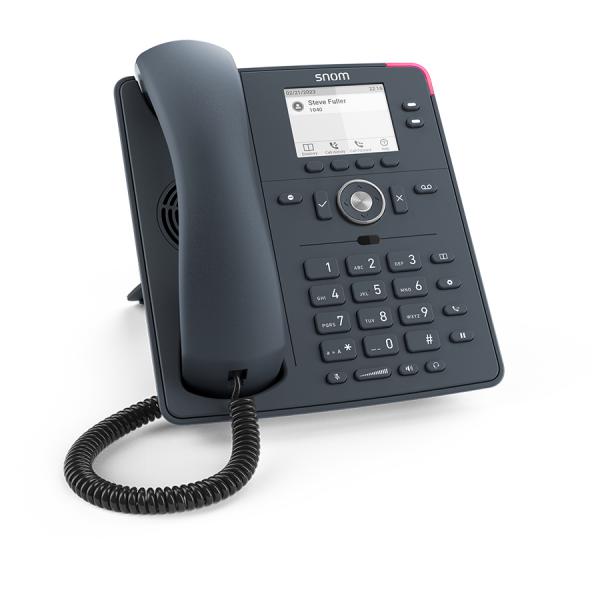 Snom D150 IP Phone - Dual Tone - Multi Frequency - 2 Lines - 2.8 inch Display - Desk - Black [4652]