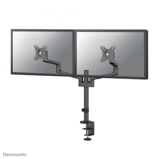 Neomounts 17-27 inch - Flat screen desk mount for 2 screens (clamp + grommet) - Black [DS60-425BL2]