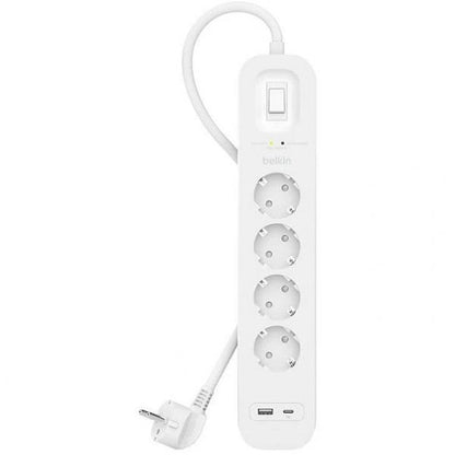 Belkin SRB001VF2M protección contra sobrecarga Blanco 4 toma(s) AC 2 m [SRB001VF2M] 