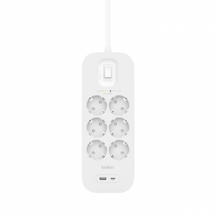 Belkin Connect Bianco 6 presa(e) AC 2 m [SRB002VF2M]