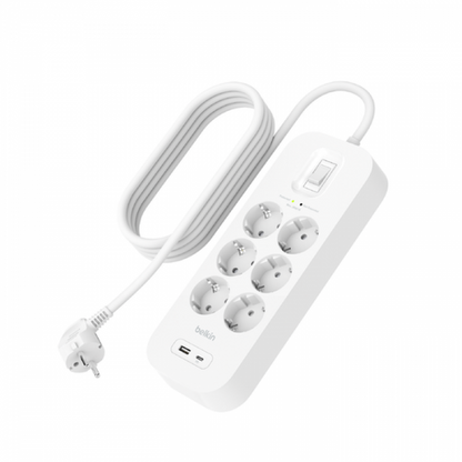 Belkin Connect Bianco 6 presa(e) AC 2 m [SRB002VF2M]