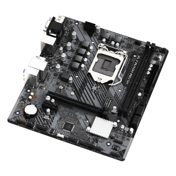 ASROCK MB H510, H510M-HDV/M.2 SE, LGA 1200, 2DDR4, M.2, GLAN, VGA/DVI/HDMI [H510M-HDV/M.2 SE]