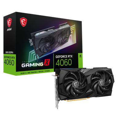 MSI VGA GEFORCE RTX 4060, RTX 4060 GAMING X 8G, 8GB GDDR6, DP*3/HDMI, ATX, TWIN FROZR 9, OC [RTX 4060 GAMING 