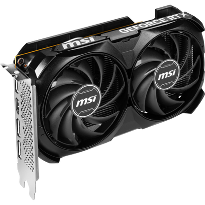 MSI VGA GEFORCE RTX 4060, RTX 4060 VENTUS 2X NEGRO 8G OC, 8GB GDDR6, DP*3/HDMI, ATX, DOBLE VENTILADOR, DLSS 3 [RTX 4060 V2X BL 8GOC]