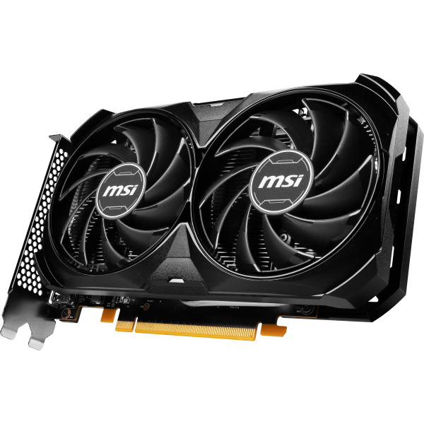 MSI VGA GEFORCE RTX 4060, RTX 4060 VENTUS 2X NEGRO 8G OC, 8GB GDDR6, DP*3/HDMI, ATX, DOBLE VENTILADOR, DLSS 3 [RTX 4060 V2X BL 8GOC]