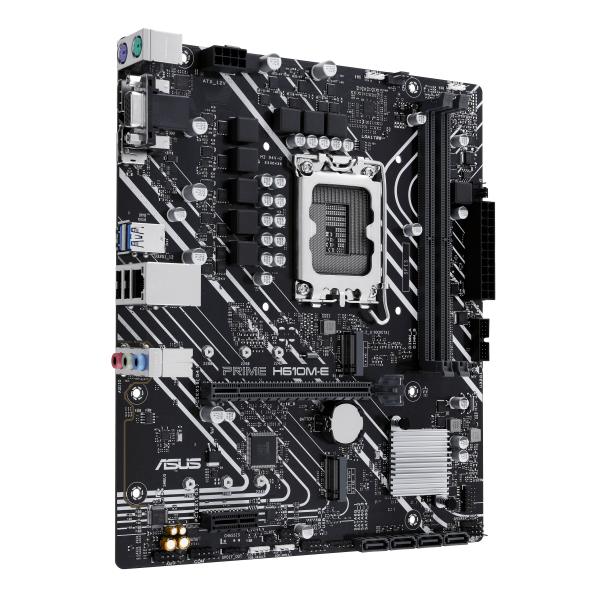 ASUS MB H610, PRIME H610M-E-CSM, LGA 1700, 2DDR5, VGA/DP/HDMI, GLAN, 2M2, 4SATA ​​[PRIME H610M-E-CSM] 