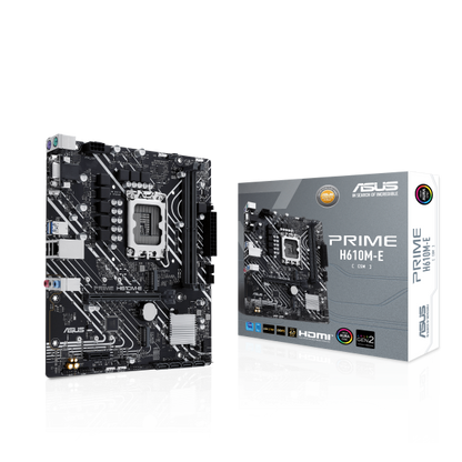 ASUS MB H610, PRIME H610M-E-CSM, LGA 1700, 2DDR5, VGA/DP/HDMI, GLAN, 2M2, 4SATA [PRIME H610M-E-CSM]