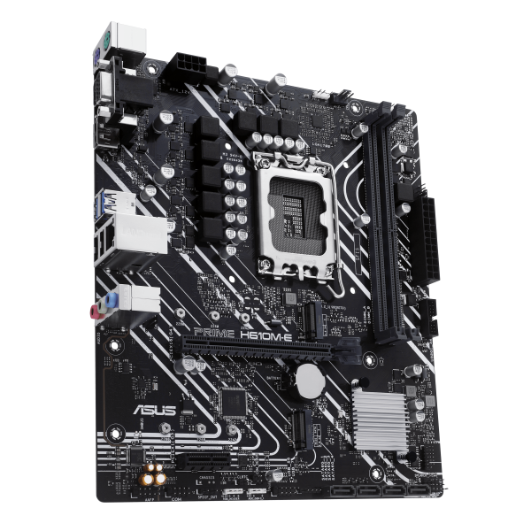 ASUS MB H610, PRIME H610M-E-CSM, LGA 1700, 2DDR5, VGA/DP/HDMI, GLAN, 2M2, 4SATA ​​[PRIME H610M-E-CSM] 