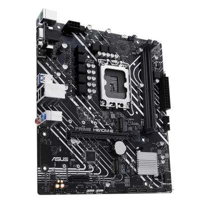 ASUS MB H610, PRIME H610M-E-CSM, LGA 1700, 2DDR5, VGA/DP/HDMI, GLAN, 2M2, 4SATA ​​[PRIME H610M-E-CSM] 