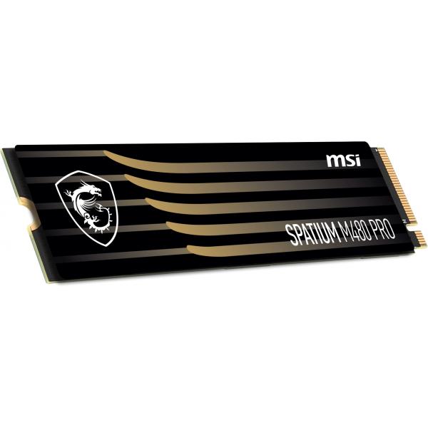 MSI SPATIUM M480 PRO PCIe 4.0 NVMe M.2 1TB PCI Express 4.0 3D NAND [S78-440L1G0-P83]