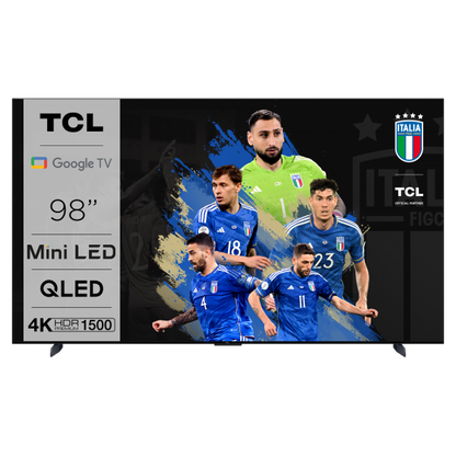 TCL SMART TV 98" 4K ULTRA HD MINI LED NERO [98C805]