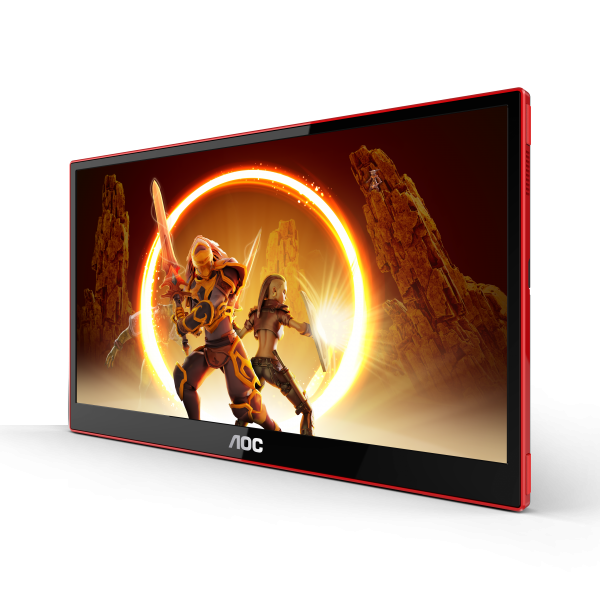 AOC 16G3 PC monitor 39.6 cm (15.6") 1920 x 1080 pixels Black, Red [16G3]