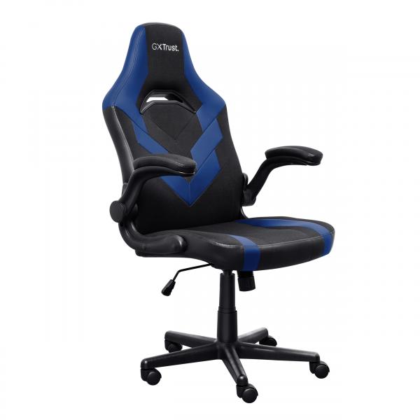 Trust GXT 703B RIYE Silla gaming universal Negro, Azul [25129] 