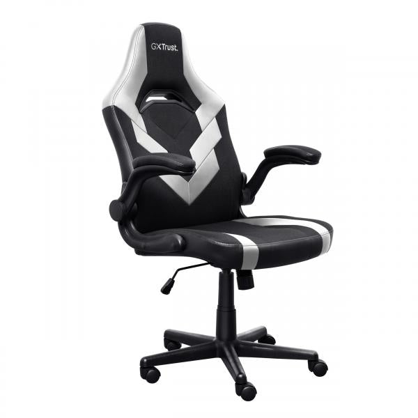 Trust GXT 703W RIYE Sedia per gaming universale Nero, Bianco [25130]