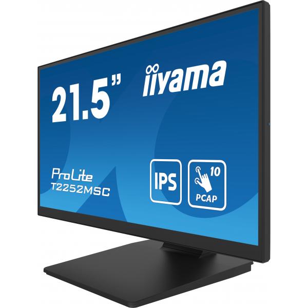 Iiyama ProLite 22 inch Touch - Full HD IPS LED Monitor - 1920x1080 [T2252MSC-B2]