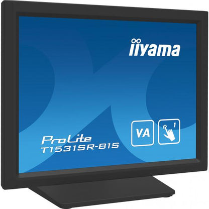 iiyama T1531SR-B1S POS monitor 38,1 cm (15") 1024 x 768 Pixel XGA Touch screen [T1531SR-B1S]