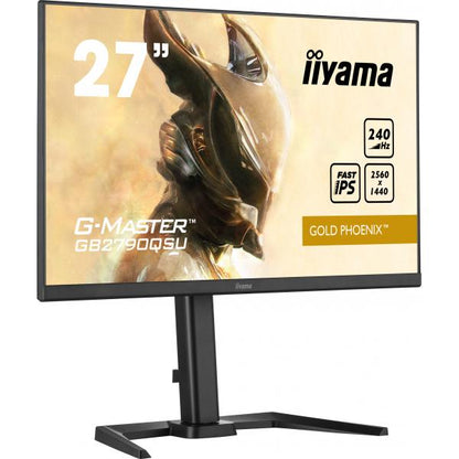 Iiyama G-Master Gold Phoenix 27 inch - Quad HD IPS LED Gaming Monitor - 2560x1440 - 240Hz - Pivot / HAS [GB2790QSU-B5]