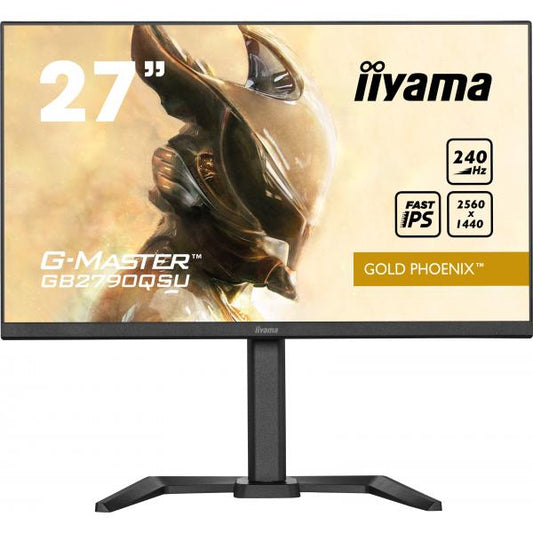 Iiyama G-Master Gold Phoenix 27 inch - Quad HD IPS LED Gaming Monitor - 2560x1440 - 240Hz - Pivot / HAS [GB2790QSU-B5]
