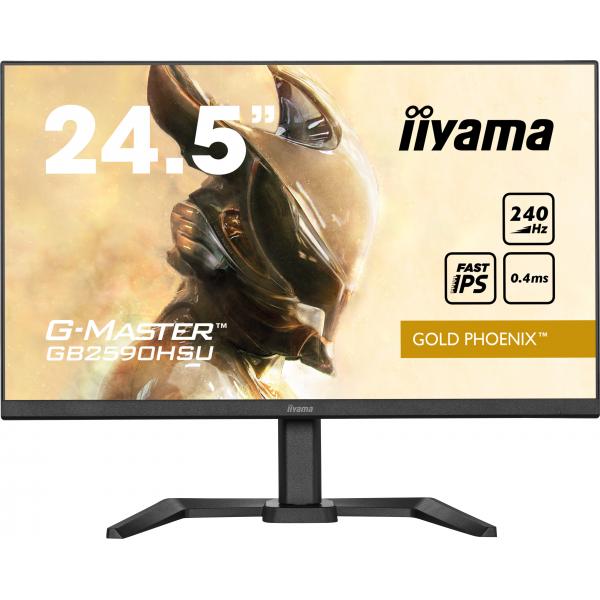 G-Master Gold Phoenix 25 inch - Full HD Fast IPS LED Gaming Monitor - 1920x1080 - 240Hz - Pivot / HAS [GB2590HSU-B5] 