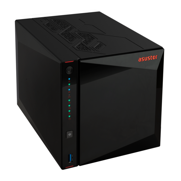 Asustor AS5404T server NAS e di archiviazione Collegamento ethernet LAN Nero N5105 [AS5404T]