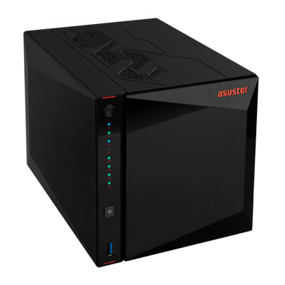 Asustor AS5404T server NAS e di archiviazione Collegamento ethernet LAN Nero N5105 [AS5404T]