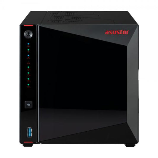 Asustor AS5404T server NAS e di archiviazione Collegamento ethernet LAN Nero N5105 [AS5404T]