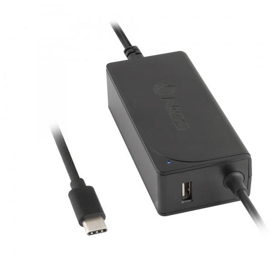 CARGADOR DE BATERÍAS PORTÁTIL NGS TIPO C 65W CON PUERTO USB A PARA SMARTPHONE O TABLET [W-65W]