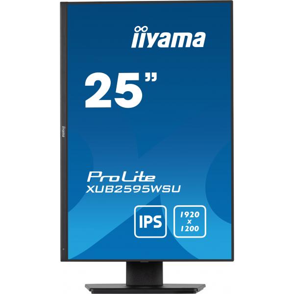 Iiyama ProLite 25 inch - WUXGA IPS LED Monitor - 1920x1200 - Pivot / HAS [XUB2595WSU-B5]