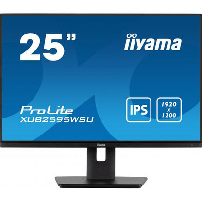 Iiyama ProLite 25 inch - WUXGA IPS LED Monitor - 1920x1200 - Pivot / HAS [XUB2595WSU-B5]