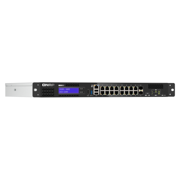 QNAP QGD-1600 Gigabit Ethernet administrado (10/100/1000) 1U Negro, Gris [QGD-1600-4G]