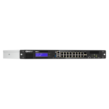 QNAP QGD-1600 Gigabit Ethernet administrado (10/100/1000) 1U Negro, Gris [QGD-1600-4G]