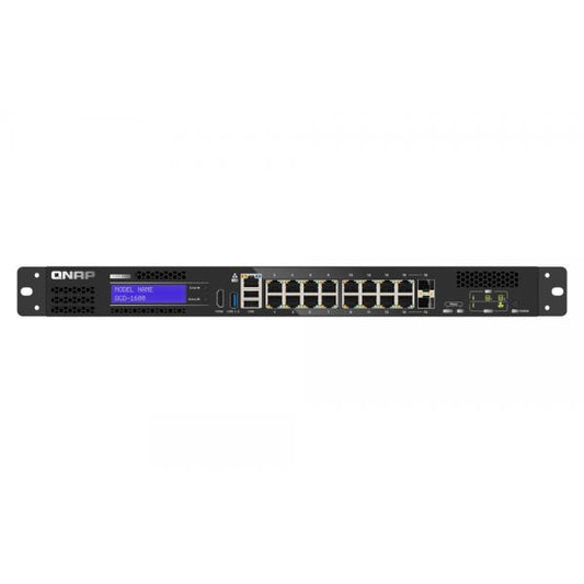 QNAP QGD-1600 Gestito Gigabit Ethernet (10/100/1000) 1U Nero, Grigio [QGD-1600-4G]