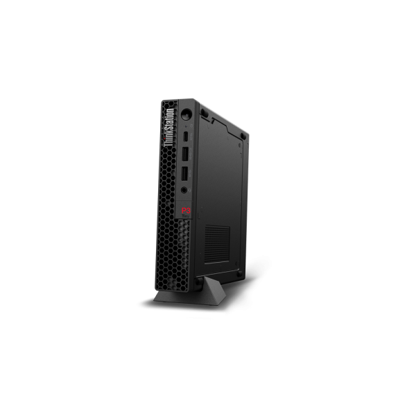 Lenovo ThinkStation P3 Intel Core i7 i7-13700T 16 GB DDR5-SDRAM 512 GB SSD NVIDIA T400 Windows 11 Pro Mini PC Black [30H0002HIX]