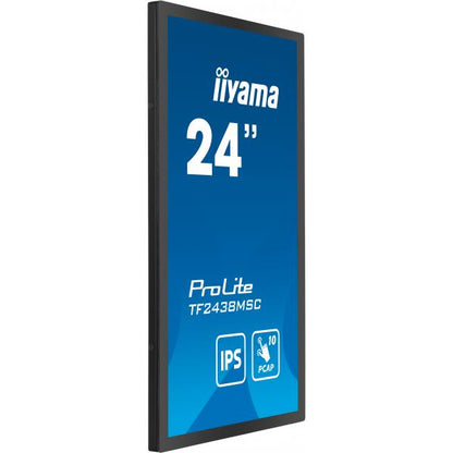 iiyama PROLITE Pannello A digitale 61 cm (24") LED 600 cd/m Full HD Nero Touch screen [TF2438MSC-B1]