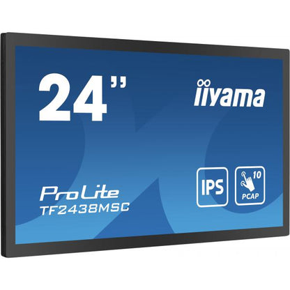 iiyama PROLITE Digital A-Panel 61 cm (24") LED 600 cd/m Full HD Negro Pantalla táctil [TF2438MSC-B1] 