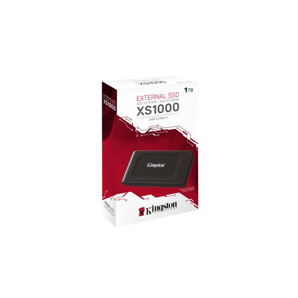 Kingston Technology Unidad de estado sólido portátil externa USB 3.2 Gen 2 XS1000 de 1 TB [SXS1000/1000G]