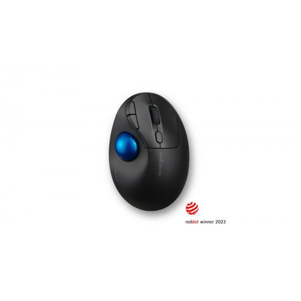 Kensington Pro Fit Ergo TB450 Mouse Right Hand RF Wireless + Bluetooth Trackball 1600 DPI [K72194WW] 